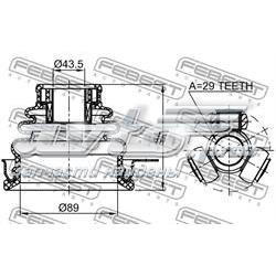 Przegub homokinetyczny wewnętrzny przedni lewy Mitsubishi Carisma DA