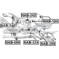 Do koszyka NAB345 Febest Silentblock tylnej belki