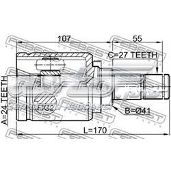 Do koszyka MN110515 Mitsubishi Przegub homokinetyczny wewnętrzny przedni prawy