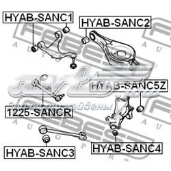Do koszyka 551182J000 Hyundai/Kia Silentblock tylnego wahacza podłużnego tyłny