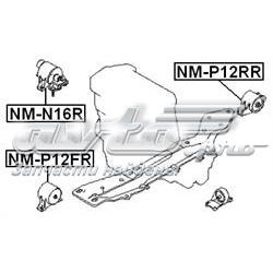 11270BU000 Nissan/Infiniti Poduszka (podpora) silnika przednia