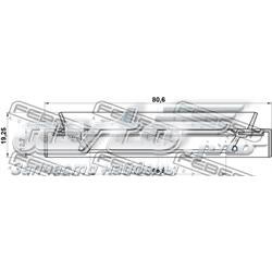 Uszczelniacz końcówki reduktora mostu tylnego Jeep Grand Cherokee