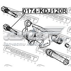 Prowadnica zacisku tylnego 0174KDJ120R Febest