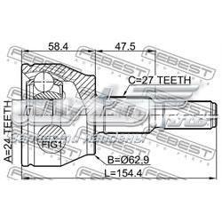 1692086 Ford Przegub homokinetyczny przedni zewnętrzny