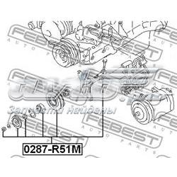 Rolka napinacza paska napędowego 0287R51M Febest