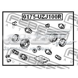 Zestaw naprawczy zacisku hamulcowego tylnego Toyota Land Cruiser J10