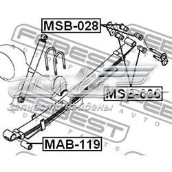 Silentblock przedni resoru tylnego MAB119 Febest