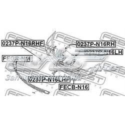 Zaślepka haku holowniczego zderzaka przednia Nissan Almera II sedana (N16) (2000 - 2006) cena, od 4,69 USD