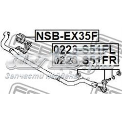 Łącznik stabilizatora przedniego lewy 546681CA3A Nissan/Infiniti