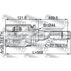 Przegub homokinetyczny wewnętrzny przedni prawy BMW X5 E70