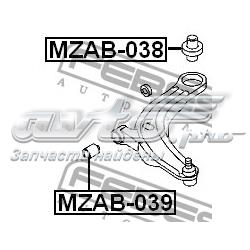 Do koszyka MZAB038 Febest Silentblock przedniego wahacza dolnego