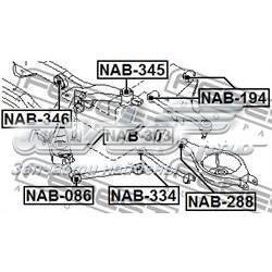 Silentblock tylnej belki Febest NAB345