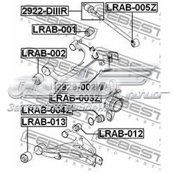 Do koszyka RGX500290 Land Rover Silentblock wahacza tylnego dolnego