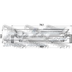 Do koszyka 9031138049 Toyota Uszczelniacz końcówki reduktora mostu przedniego