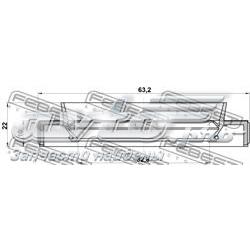 Uszczelniacz półosi mostu przedniego Toyota RAV4 2 XA2