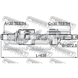 Półoś napędowa przednia Toyota 4346009V10 cena, od 215,37 USD