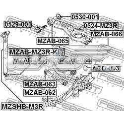 Odbój wahacza tylnego dolnego Ford Focus 1 (DFW)