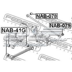 Silentblock wahacza tylnego podłużnego 550450F000 Nissan/Infiniti