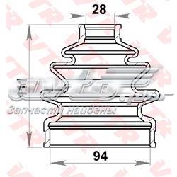 Osłona przegubu homokinetycznego półosi przedniej wewnętrzna Toyota 0443825010 cena, od 164,13 USD