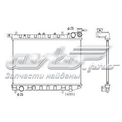 Chłodnica silnika Nissan Almera 1 N15