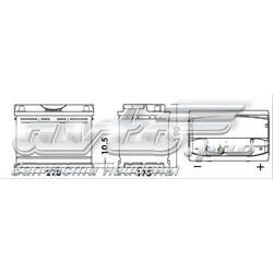 Bateria (akumulator) 001982800828 Mercedes