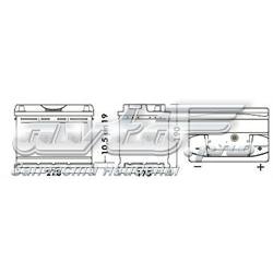 Do koszyka BBAH7700AC Chrysler Bateria (akumulator)