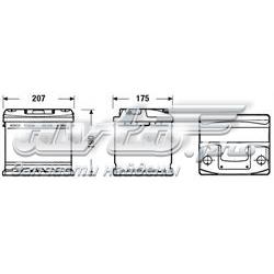 Bateria (akumulator) 1863091 Ford