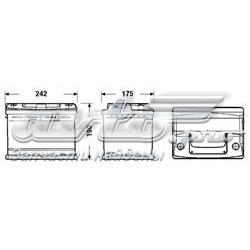 Bateria (akumulator) Toyota 2880025030
