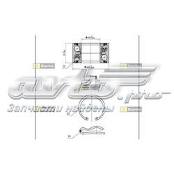 LO 00915 Starline łożysko piasty przedniej