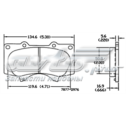 Klocki hamulcowe przednie tarczowe Power Stop 16976 cena, od 27,14 USD