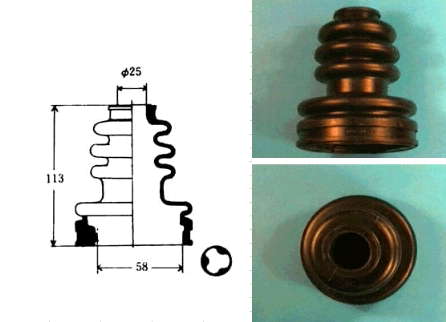 0443812050 Toyota osłona przegubu homokinetycznego półosi przedniej wewnętrzna