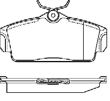 1453060 Ford Klocki hamulcowe przednie tarczowe