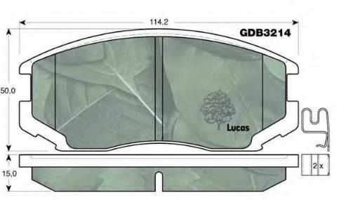 Klocki hamulcowe Daihatsu Terios