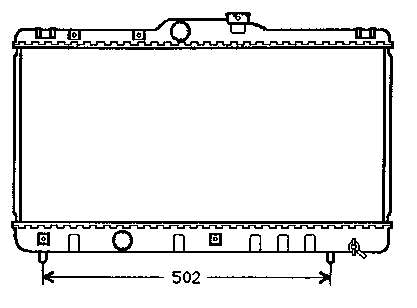 Chłodnica silnika Toyota 1640016680 cena, od 91,44 USD