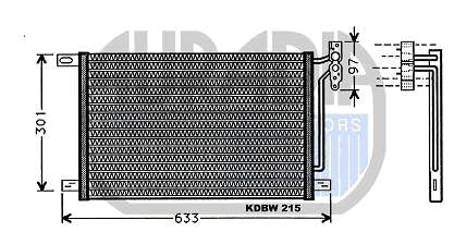 64538377648 BMW chłodnica klimatyzacji