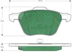 Klocki hamulcowe przednie tarczowe Simer 838 cena, od 33,23 USD