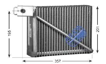 Parownik klimatyzacji Audi A4 B5 (8D2)