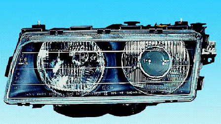 63128376275 BMW Reflektor lewy