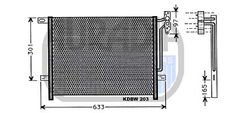 64538377614 BMW Chłodnica klimatyzacji