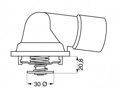 Termostat Saab 9000