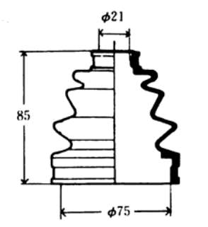 G56022530 Honda osłona przegubu homokinetycznego półosi przedniej zewnętrzna