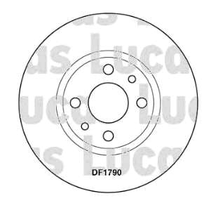 82434070 Fiat/Alfa/Lancia tarcza hamulcowa tylna