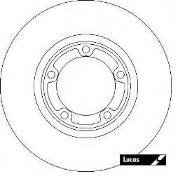 Tarcza hamulcowa przednia 986478714 Bosch