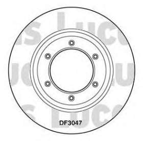 8941136291 Isuzu tarcza hamulcowa przednia