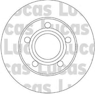 4B0615601 VAG Tarcza hamulcowa tylna