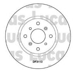 45251SS0A00 Honda Tarcza hamulcowa przednia