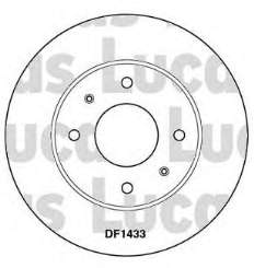  Tarcza hamulcowa przednia Mitsubishi Galant 5