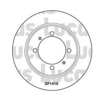 MB500556 Mitsubishi Tarcza hamulcowa tylna