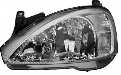 09114329 Opel Reflektor lewy