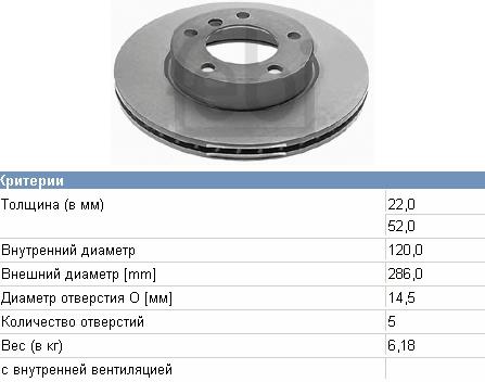 34111162282 BMW tarcza hamulcowa przednia